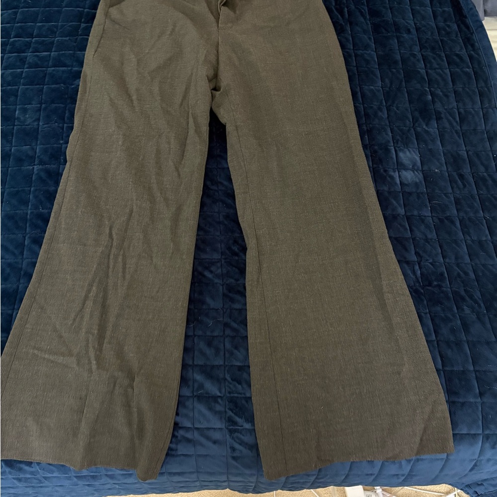 GAP Women's Wide Leg Pants in dark grey